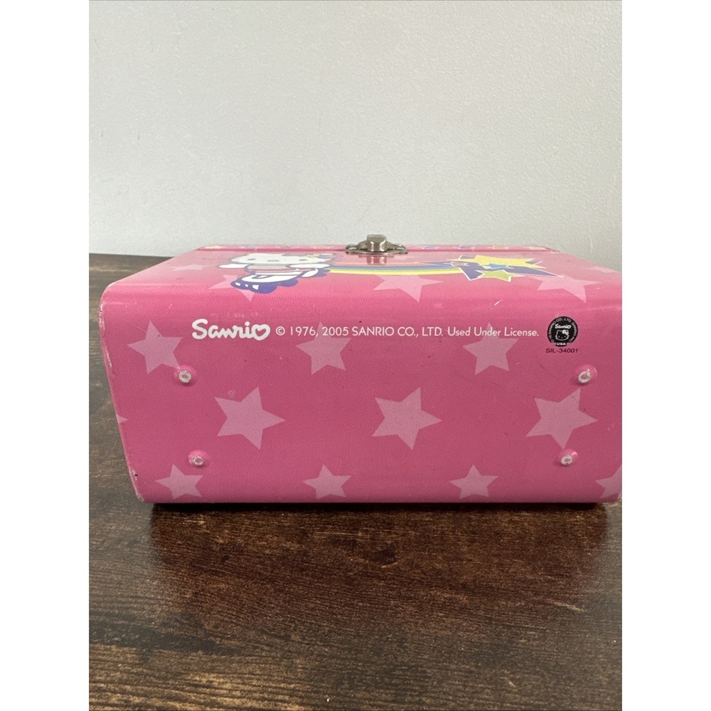 RARE Sanrio Hello Kitty Tin Tote Purse - Picture 6 of 8